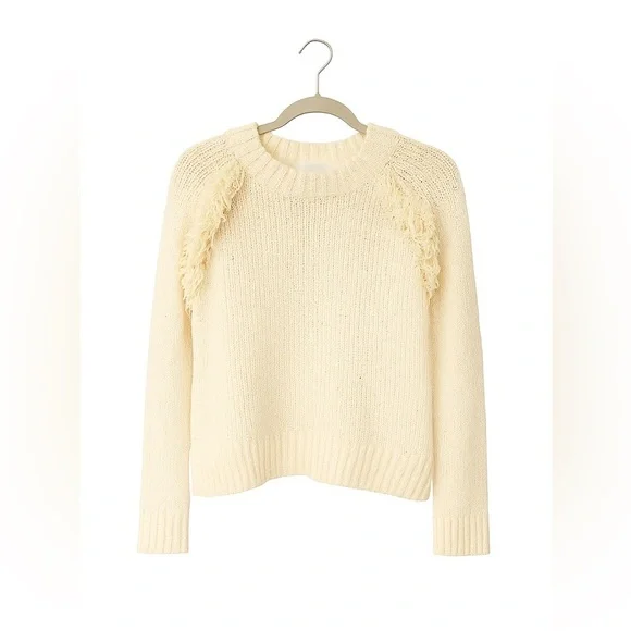 Madewell Fringe Sweater, Size S - Picture 2 of 6